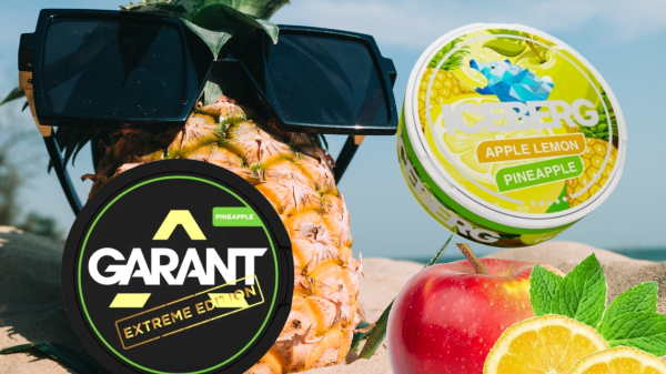 Nicotine Pouch Showdown: GARANT Pineapple Extreme vs. Iceberg Apple Lemon Pineapple