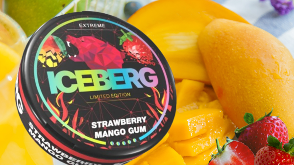 A Flavorful Journey: Iceberg Strawberry Mango Gum Nicotine Pouches Review