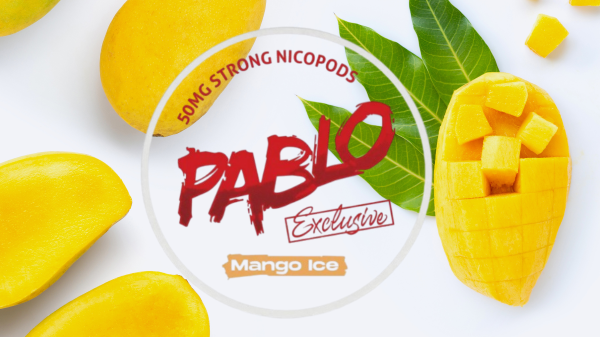 A Tropical Chill: Discover the Refreshing Bliss of Pablo Exclusive Mango Ice Nicotine Pouches