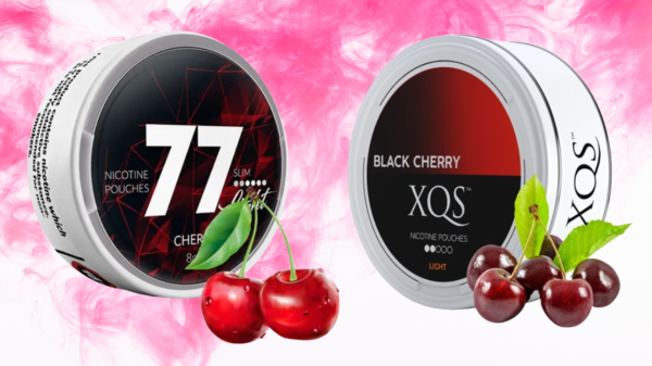 XQS Black Cherry vs. 77 Cherry Nicotine Pouches: A Battle of Bold Flavor and Smooth Satisfaction