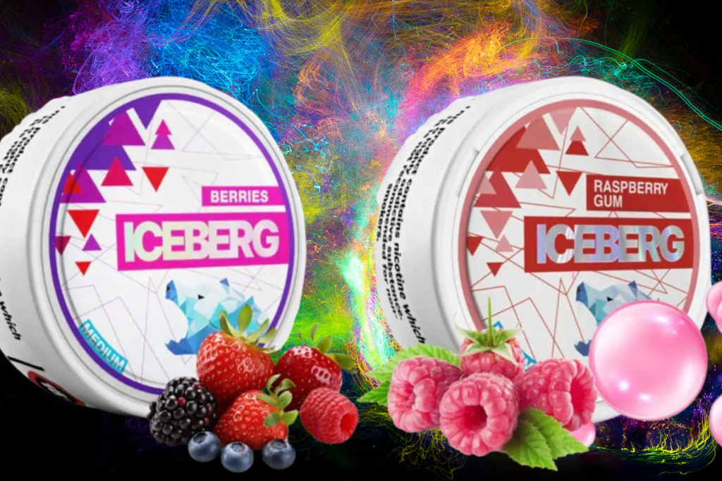 Flavor Showdown: Iceberg Raspberry Gum vs. Iceberg Berries Nicotine Pouches