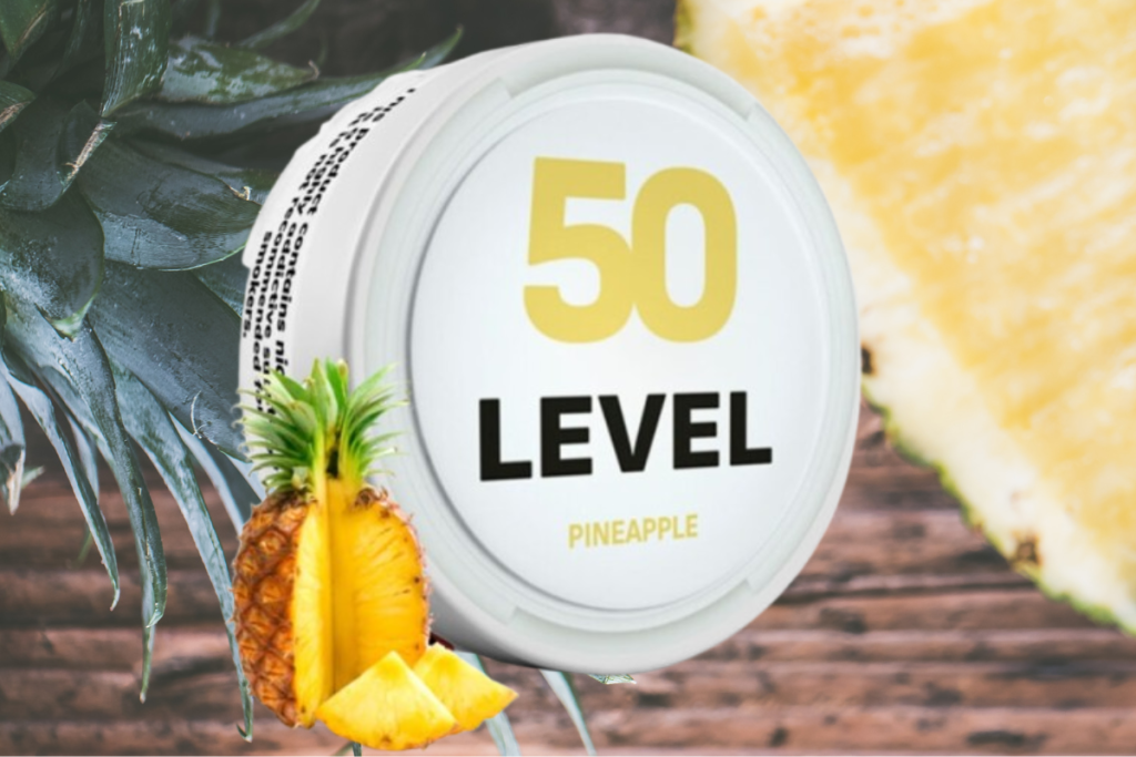 Level 50 Pineapple Nicotine Pouches: Experience a Tropical Escape with Every Pouch!