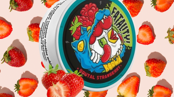 Kurwa Fatality Brutal Strawberry Nicotine Pouches – Explosively Sweet Strawberry Kick